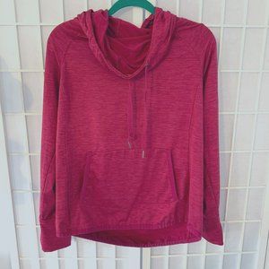 90 Degree Magenta Warm Running Hoody Sz L